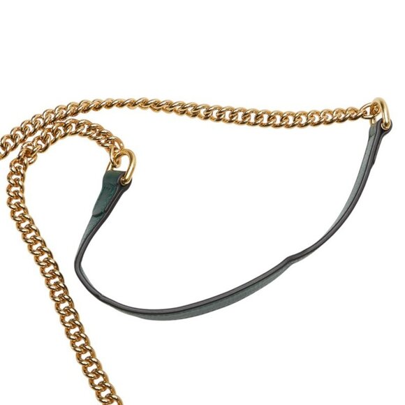 GUCCI Green Leather Shoulder Bag - Picture 4 of 16